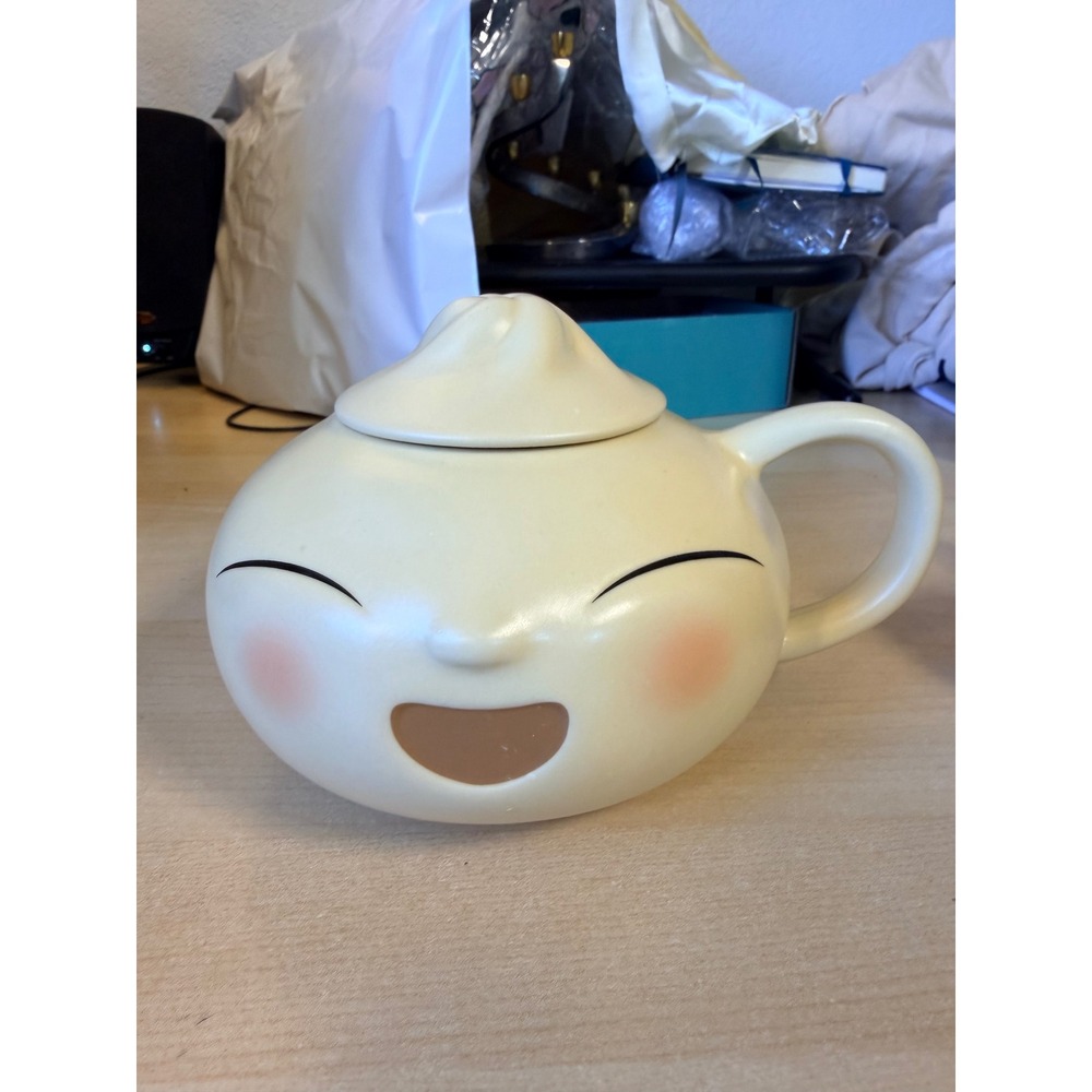 Disney Pixar Bao Dumpling Mug with Lid Cream Excellent Kawaii Animation Decor